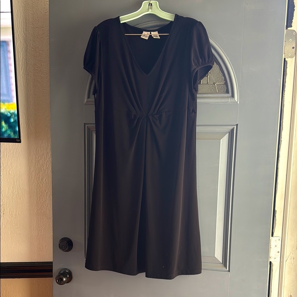 Duo Maternity Black Mini Dress
